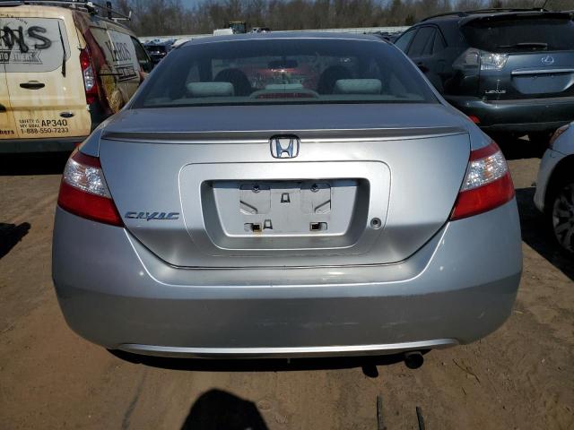 2HGFG12627H507485 - 2007 HONDA CIVIC LX SILVER photo 6