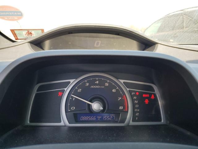 2HGFG12627H507485 - 2007 HONDA CIVIC LX SILVER photo 9