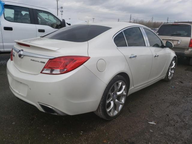 2G4GV5GV5C9174182 - 2012 BUICK REGAL GS WHITE photo 3