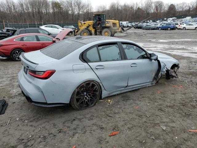 WBS43AY02PFP75791 - 2023 BMW M3 COMPETITION ვერცხლისფერი ფოტო 3