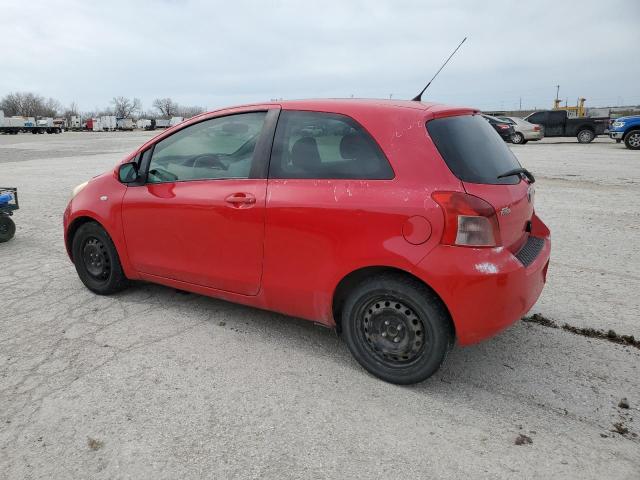 JTDJT923775102285 - 2007 TOYOTA YARIS RED photo 2