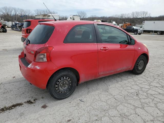 JTDJT923775102285 - 2007 TOYOTA YARIS RED photo 3