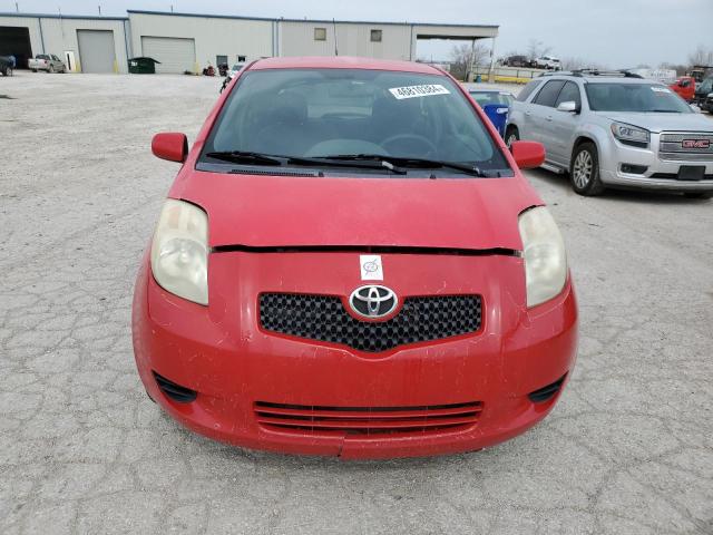 JTDJT923775102285 - 2007 TOYOTA YARIS RED photo 5