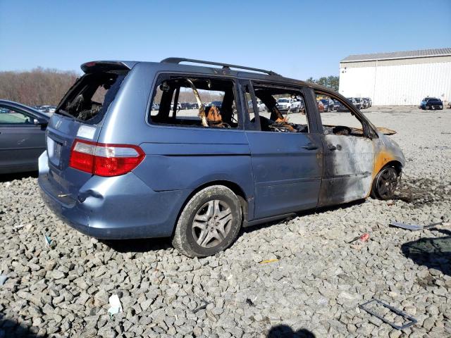 5FNRL38796B054828 - 2006 HONDA ODYSSEY EXL BURN photo 3