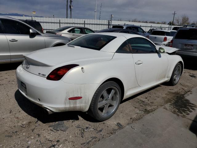 JTHFN48Y020010848 - 2002 LEXUS SC 430 WHITE photo 3