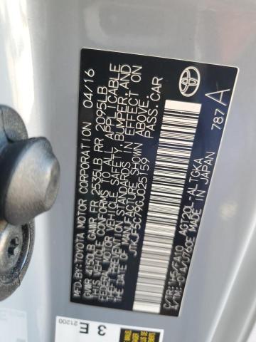 JTKJF5C79GJ025159 - 2016 TOYOTA SCION TC 灰色 照片 12