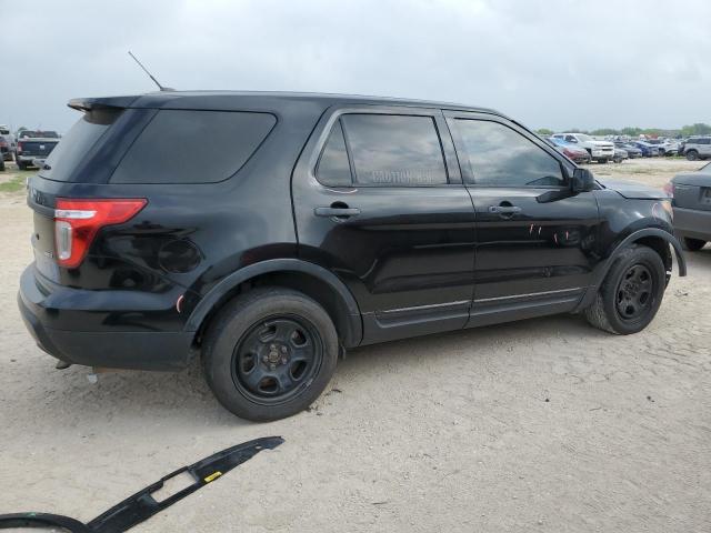 1FM5K8AR5EGB59215 - 2014 FORD EXPLORER POLICE INTERCEPTOR Սև լուսանկար 3