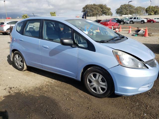 JHMGE87219S049309 - 2009 HONDA FIT BLUE photo 4