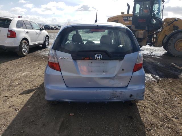 JHMGE87219S049309 - 2009 HONDA FIT BLUE photo 6