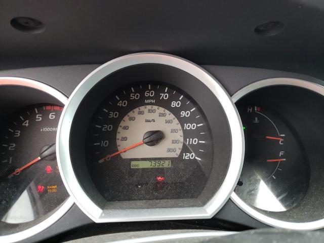 5TETX22N65Z035582 - 2005 TOYOTA TACOMA ACCESS CAB Бордовый фото 9