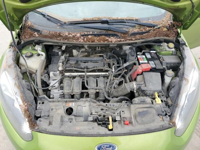 3FADP4BJ3JM144091 - 2018 FORD FIESTA SE GREEN photo 11