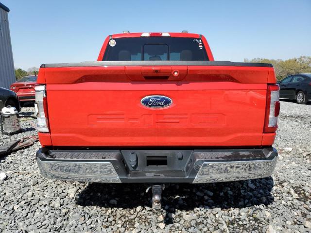 1FTEW1C50MKD86236 - 2021 FORD F150 SUPERCREW RED photo 6