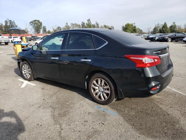 3N1AB7APXHY332499 - 2017 NISSAN SENTRA S BLACK photo 2