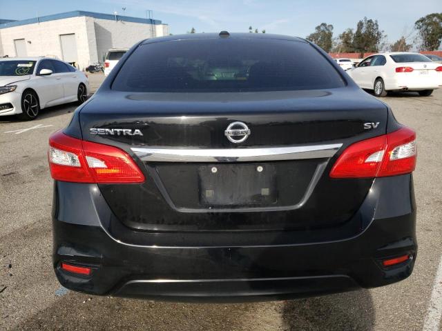 3N1AB7APXHY332499 - 2017 NISSAN SENTRA S BLACK photo 6