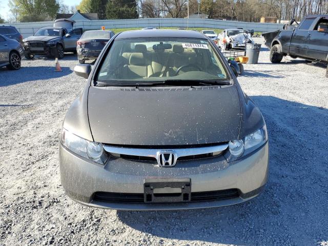 JHMFA36217S008008 - 2007 HONDA CIVIC HYBRID GRAY photo 5