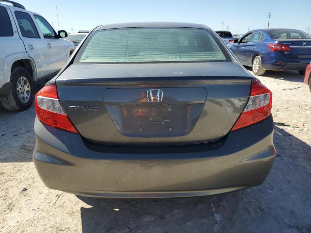2HGFB2F98CH521698 - 2012 HONDA CIVIC EXL GRAY photo 6