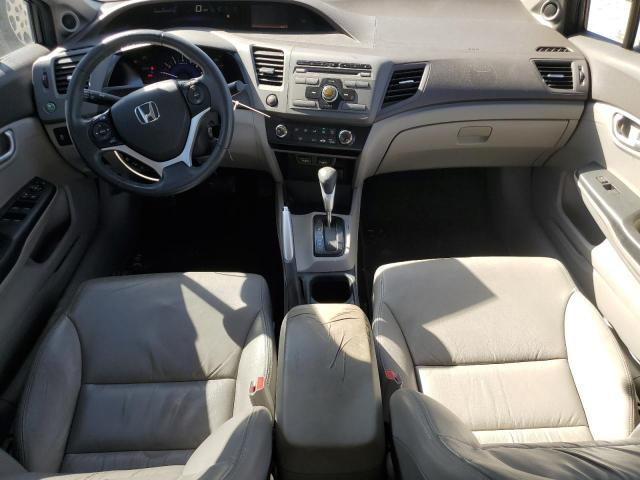 2HGFB2F98CH521698 - 2012 HONDA CIVIC EXL GRAY photo 8