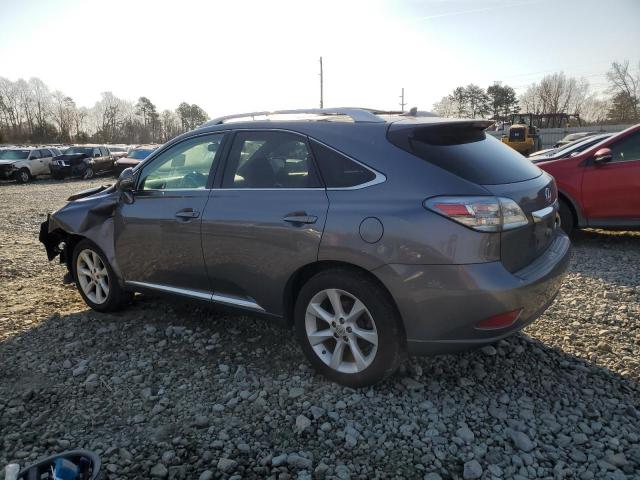 2T2ZK1BA4CC069051 - 2012 LEXUS RX 350 GRAY photo 2