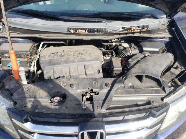 5FNRL5H69EB057200 - 2014 HONDA ODYSSEY EXL BLUE photo 12