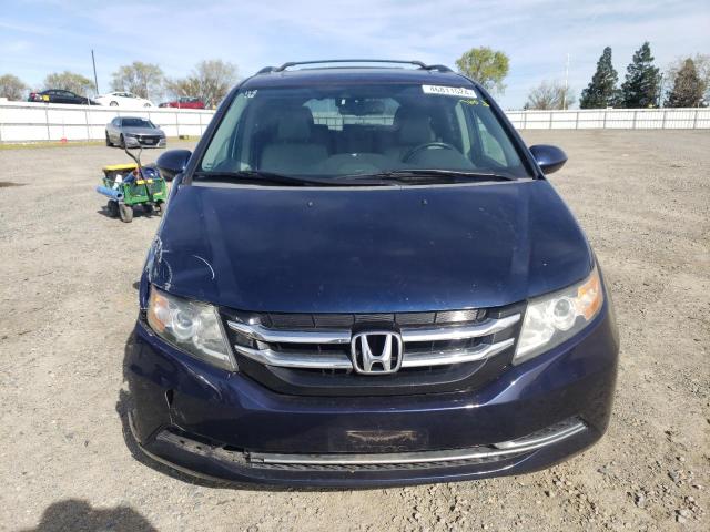 5FNRL5H69EB057200 - 2014 HONDA ODYSSEY EXL BLUE photo 5