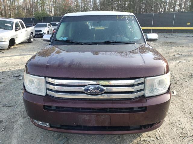 2FMHK6DC9ABA25706 - 2010 FORD FLEX LIMITED BURGUNDY photo 5