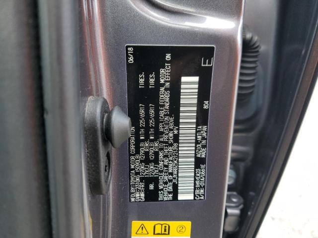 JTJYARBZ5K2121398 - 2019 LEXUS NX 300 BASE Szary zdjęcie 13