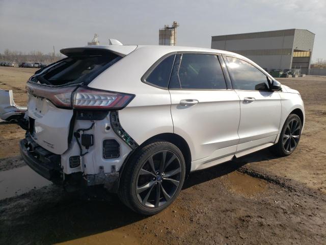 2FMTK4AP6FBC11670 - 2015 FORD EDGE SPORT WHITE photo 3