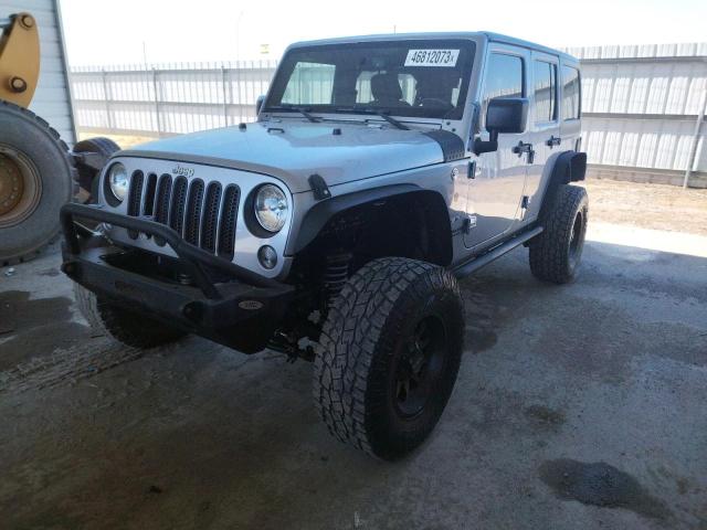 1C4BJWEG8GL132558 - 2016 JEEP WRANGLER U SAHARA GRAY photo 1