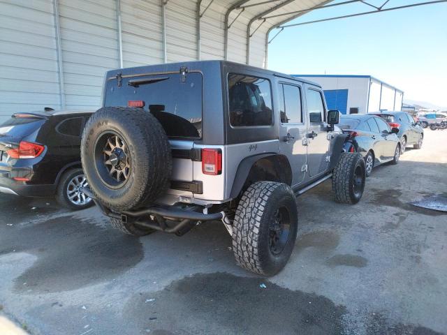 1C4BJWEG8GL132558 - 2016 JEEP WRANGLER U SAHARA GRAY photo 3