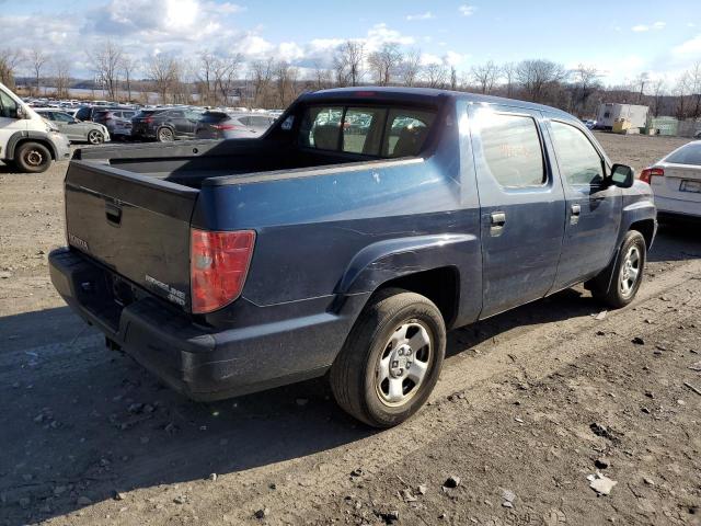 5FPYK1F23BB007306 - 2011 HONDA RIDGELINE RT BLUE photo 3