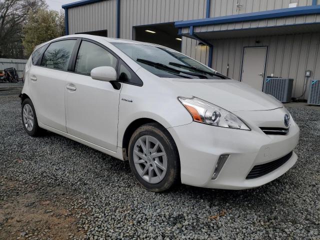 JTDZN3EU3E3331425 - 2014 TOYOTA PRIUS V WHITE photo 4