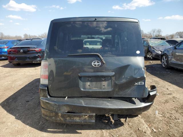 JTLKT334764087076 - 2006 TOYOTA SCION XB BLACK photo 6