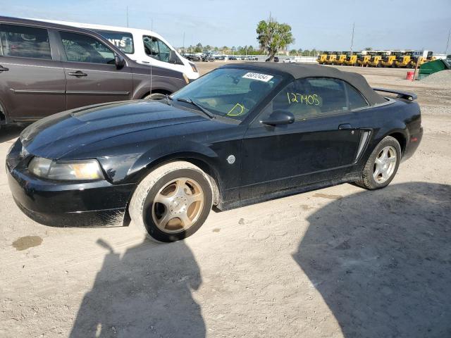 1FAFP44634F187240 - 2004 FORD MUSTANG BLACK photo 1