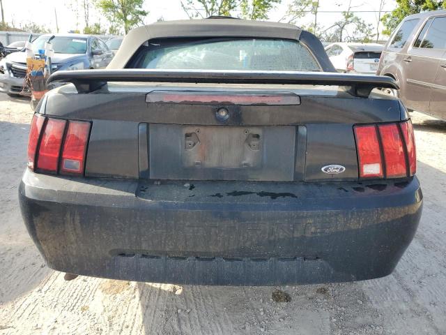 1FAFP44634F187240 - 2004 FORD MUSTANG BLACK photo 6