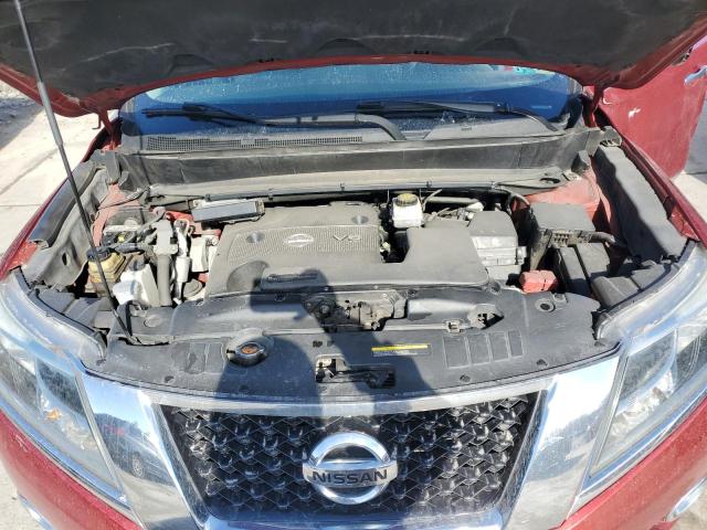 5N1AR2MM2GC630514 - 2016 NISSAN PATHFINDER S 栗色 照片 12