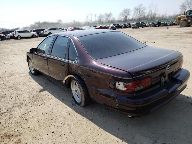 1G1BL52P3SR134905 - 1995 CHEVROLET IMPALA CLASSIC SS PURPLE photo 2