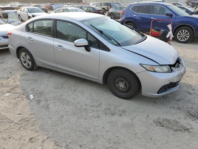 2HGFB2F58FH550149 - 2015 HONDA CIVIC LX SILVER photo 4