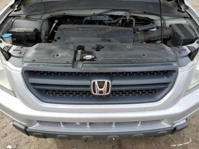 2HKYF18644H546793 - 2004 HONDA PILOT EXL SILVER photo 11