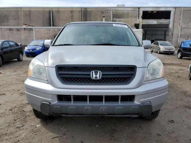 2HKYF18644H546793 - 2004 HONDA PILOT EXL SILVER photo 5