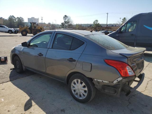 3N1CN7AP6HL881064 - 2017 NISSAN VERSA S GRAY photo 2