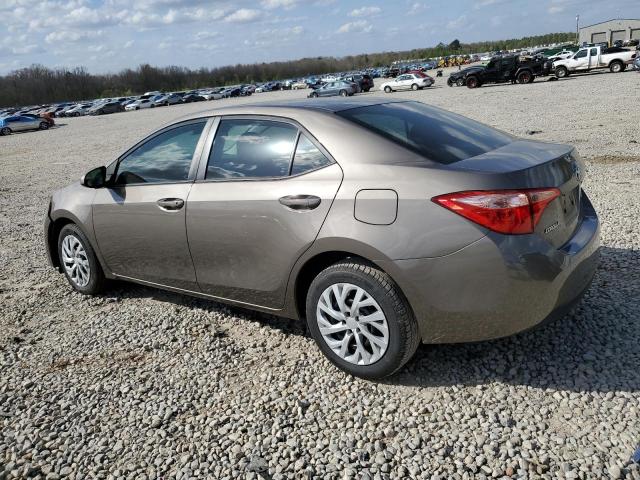 5YFBURHE2KP934980 - 2019 TOYOTA COROLLA L GRAY photo 2