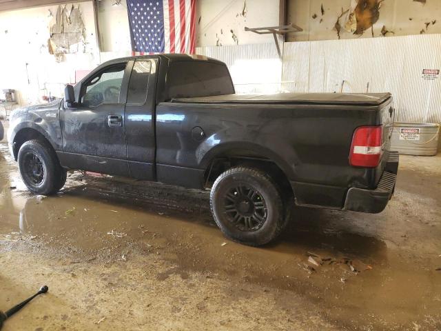 1FTRF12218KB73245 - 2008 FORD F150 BLACK photo 2