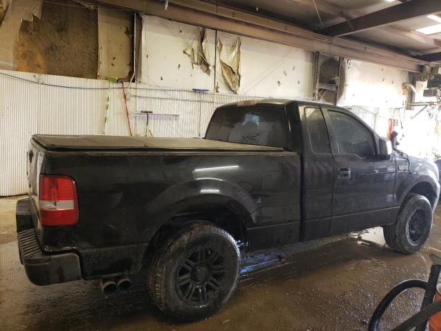 1FTRF12218KB73245 - 2008 FORD F150 BLACK photo 3