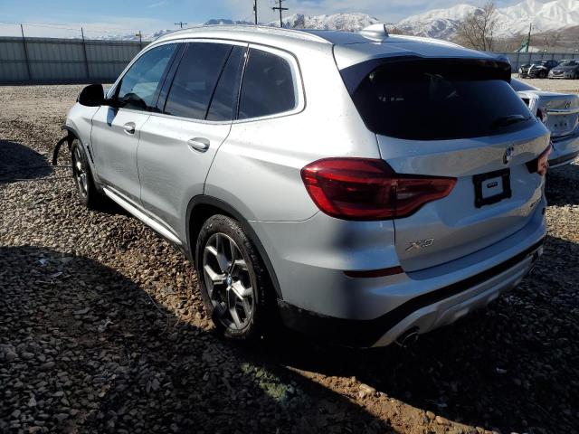 5UXTY5C05L9D65340 - 2020 BMW X3 XDRIVE30I SILVER photo 2