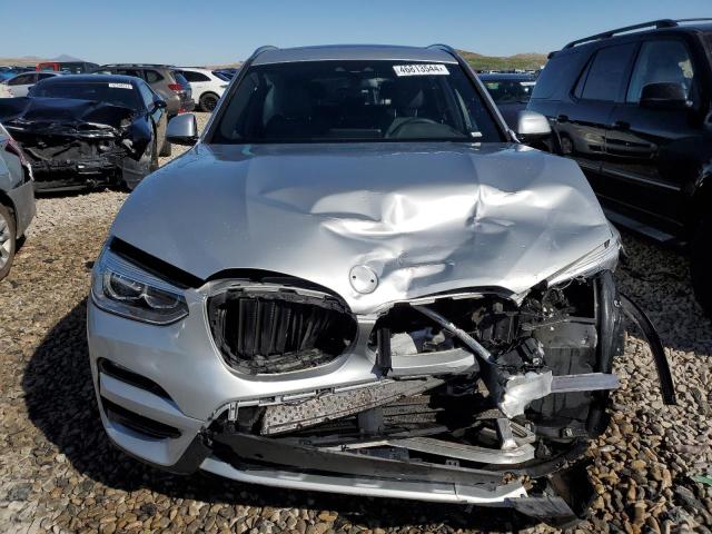 5UXTY5C05L9D65340 - 2020 BMW X3 XDRIVE30I SILVER photo 5