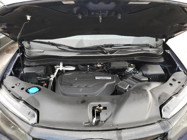 5FNYF7H53KB004963 - 2019 HONDA PASSPORT EXL BLUE photo 12