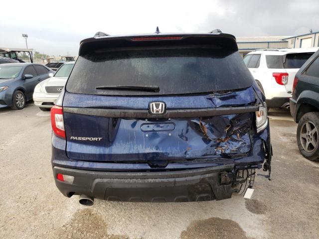 5FNYF7H53KB004963 - 2019 HONDA PASSPORT EXL BLUE photo 6