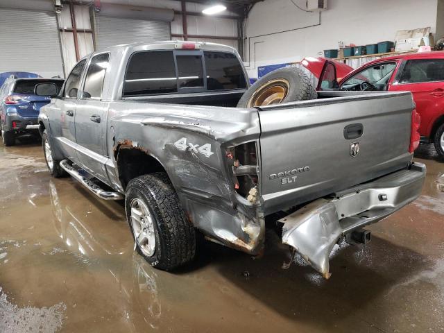 1D7HW48K17S147608 - 2007 DODGE DAKOTA QUAD SLT GRAY photo 2