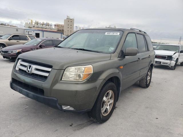 5FNYF28726B039326 - 2006 HONDA PILOT EX GREEN photo 1