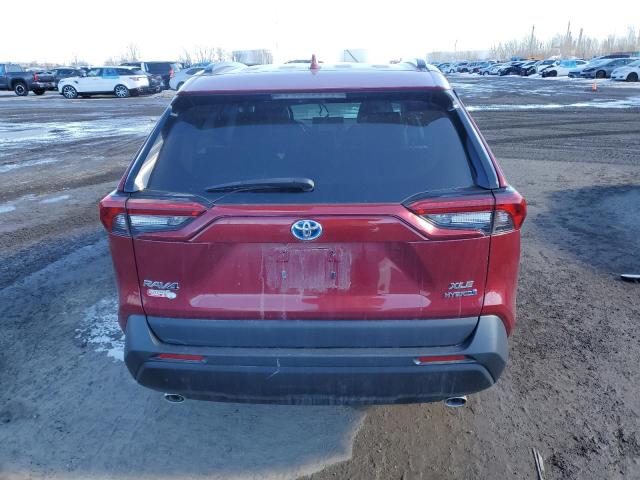 2T3RWRFV8MW121485 - 2021 TOYOTA RAV4 XLE Qırmızı foto 6